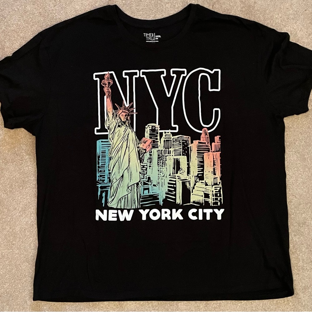 Time and Tru 3XL NYC Short Sleeve Shirt